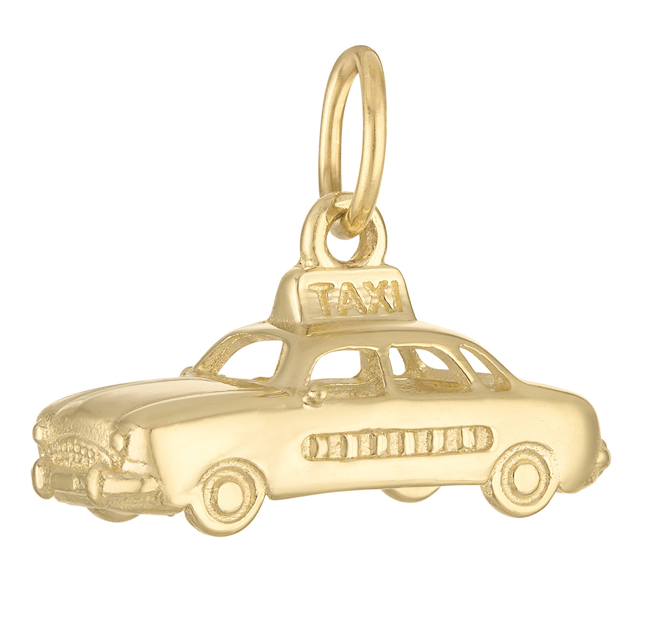 New York City Taxi 14k Gold Charm